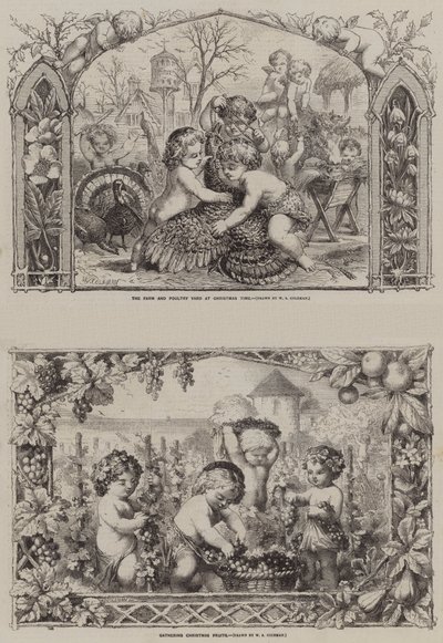 Bocetos de Navidad de William Stephen Coleman